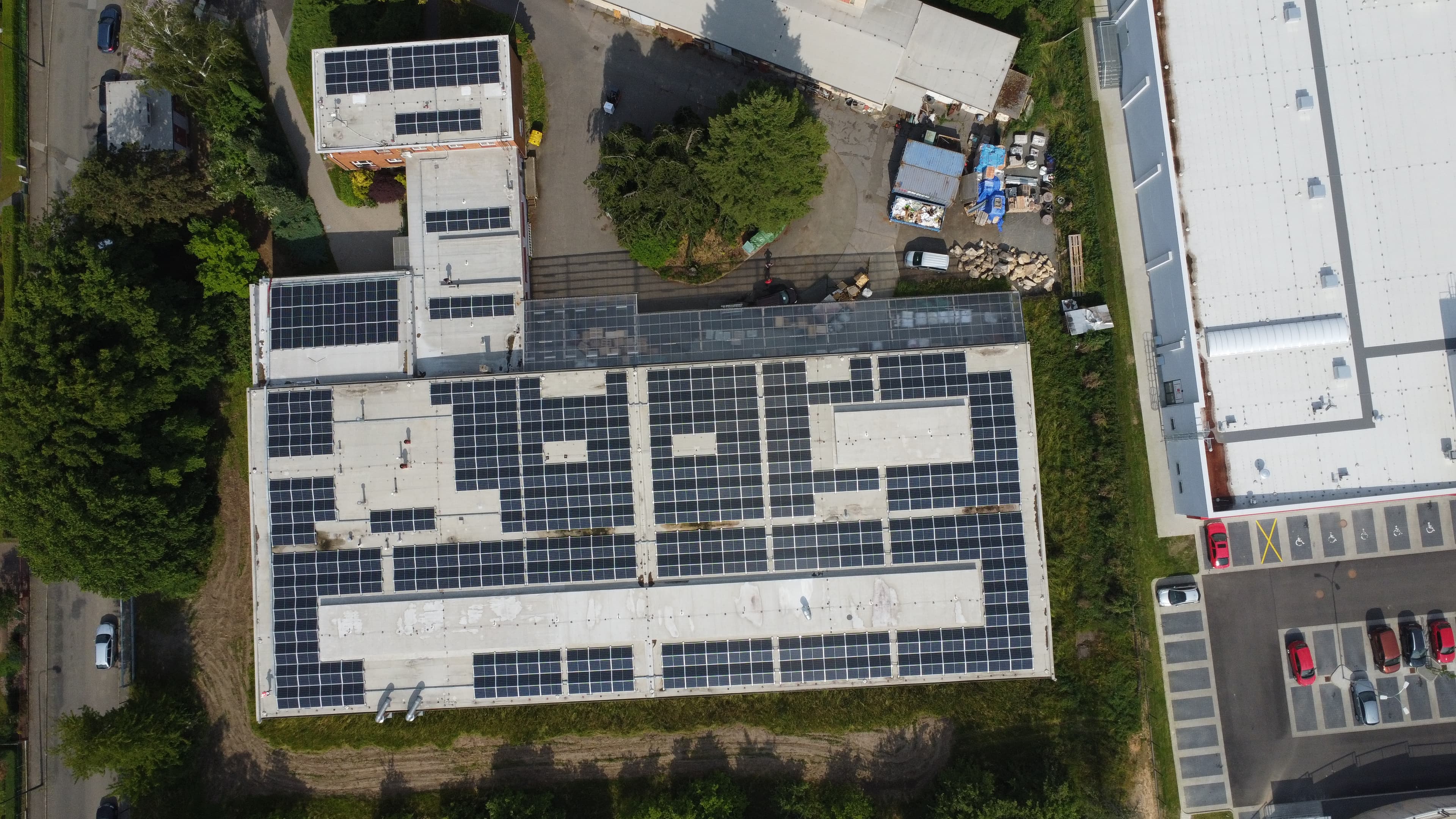 rooftop PV pannels