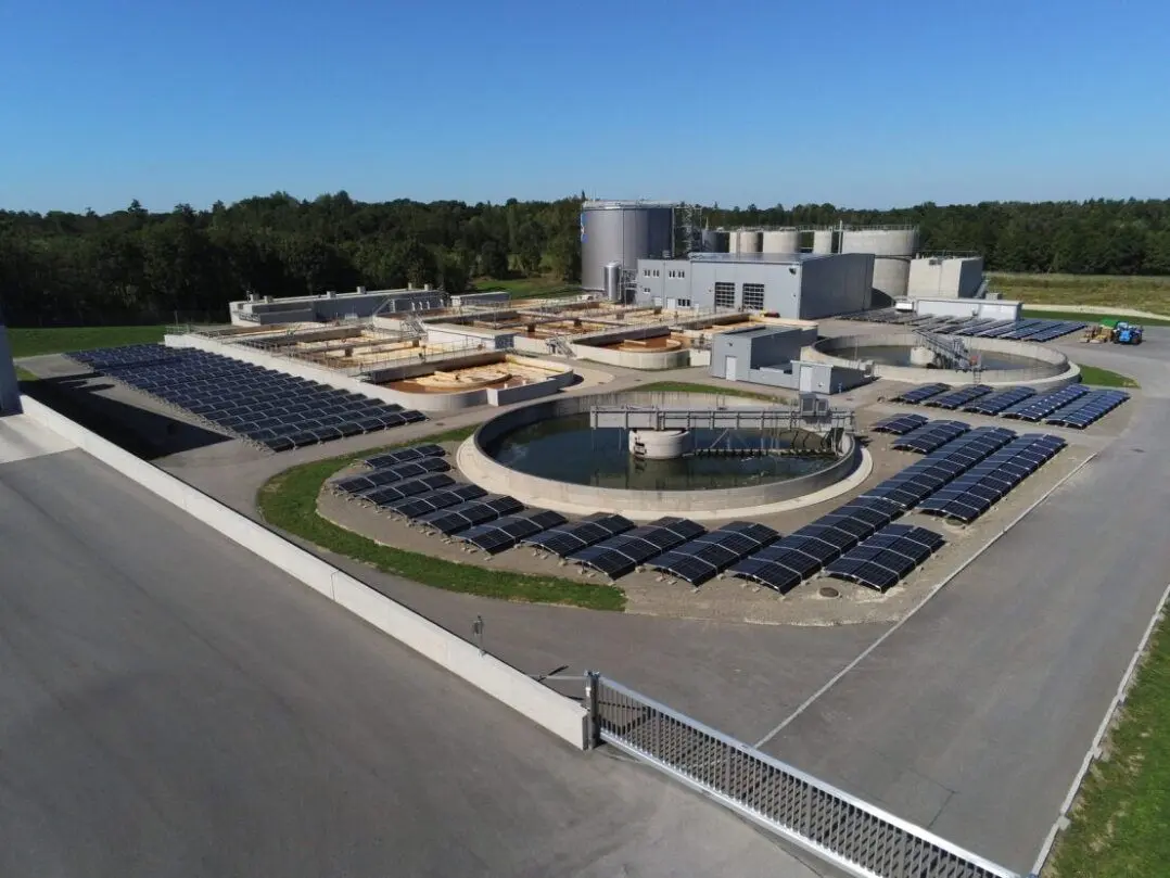 Greenbuddies, solární elektrárna u čističky odpadních vod v Rakousku