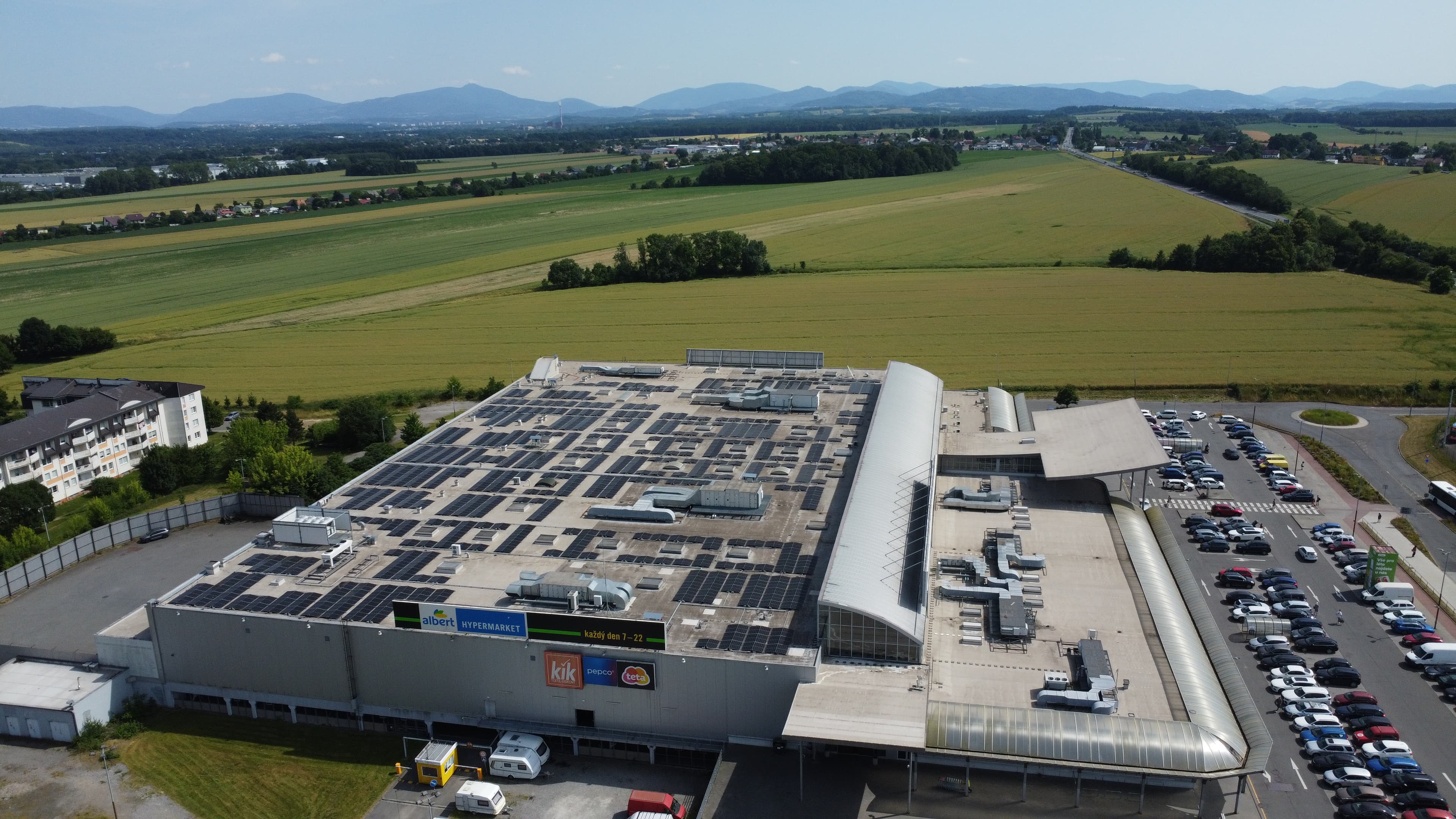Lochem freefield project in the Netherlands, taken by drone