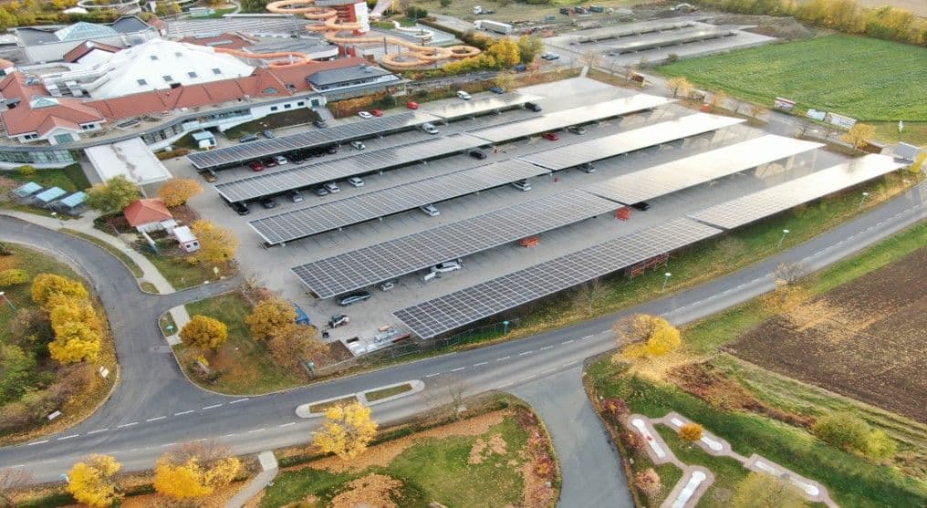 Solar carports: a modern way of utilising parking spaces