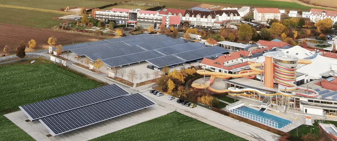 Greenbuddies Charging half der Sonnentherme Lutzmannsburg dabei, die Sonne in Strom zu verwandeln!
