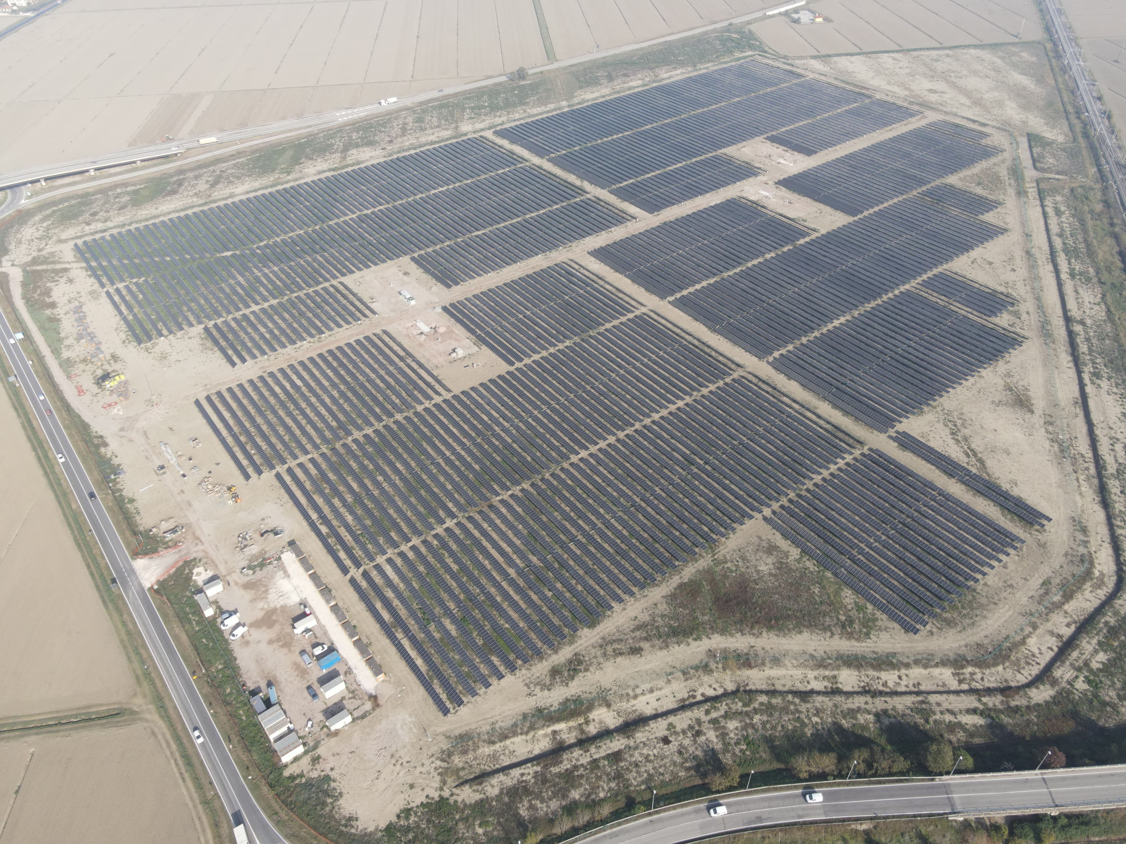 Fornasini freefield project in Italy, taken by drone