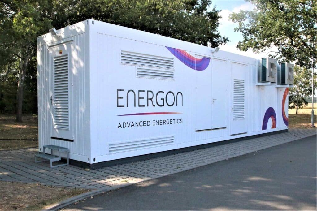 Velkokapacitní kontejner pro ukládání bateriové energie