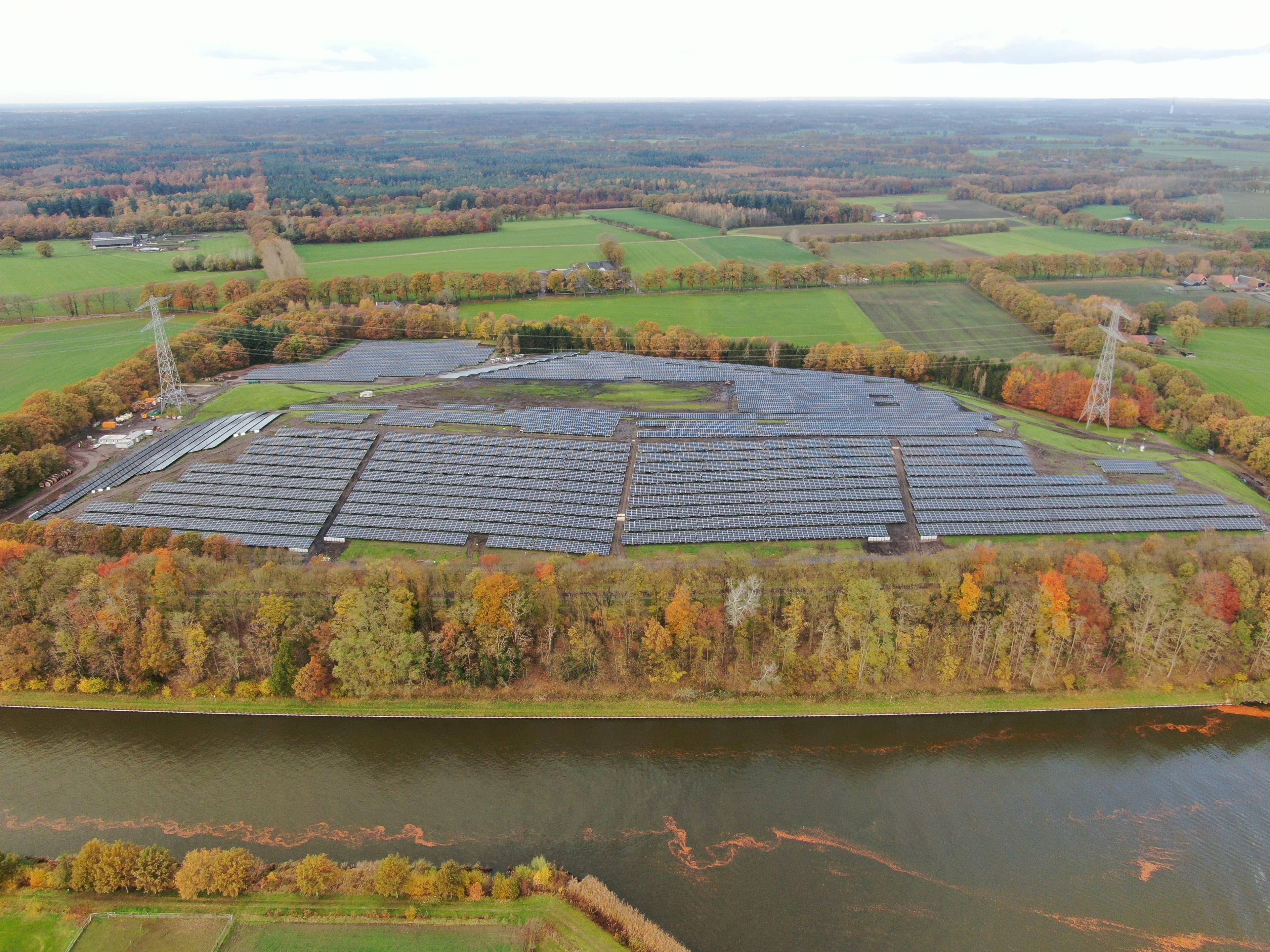 Lochem freefield project in the Netherlands, taken by drone