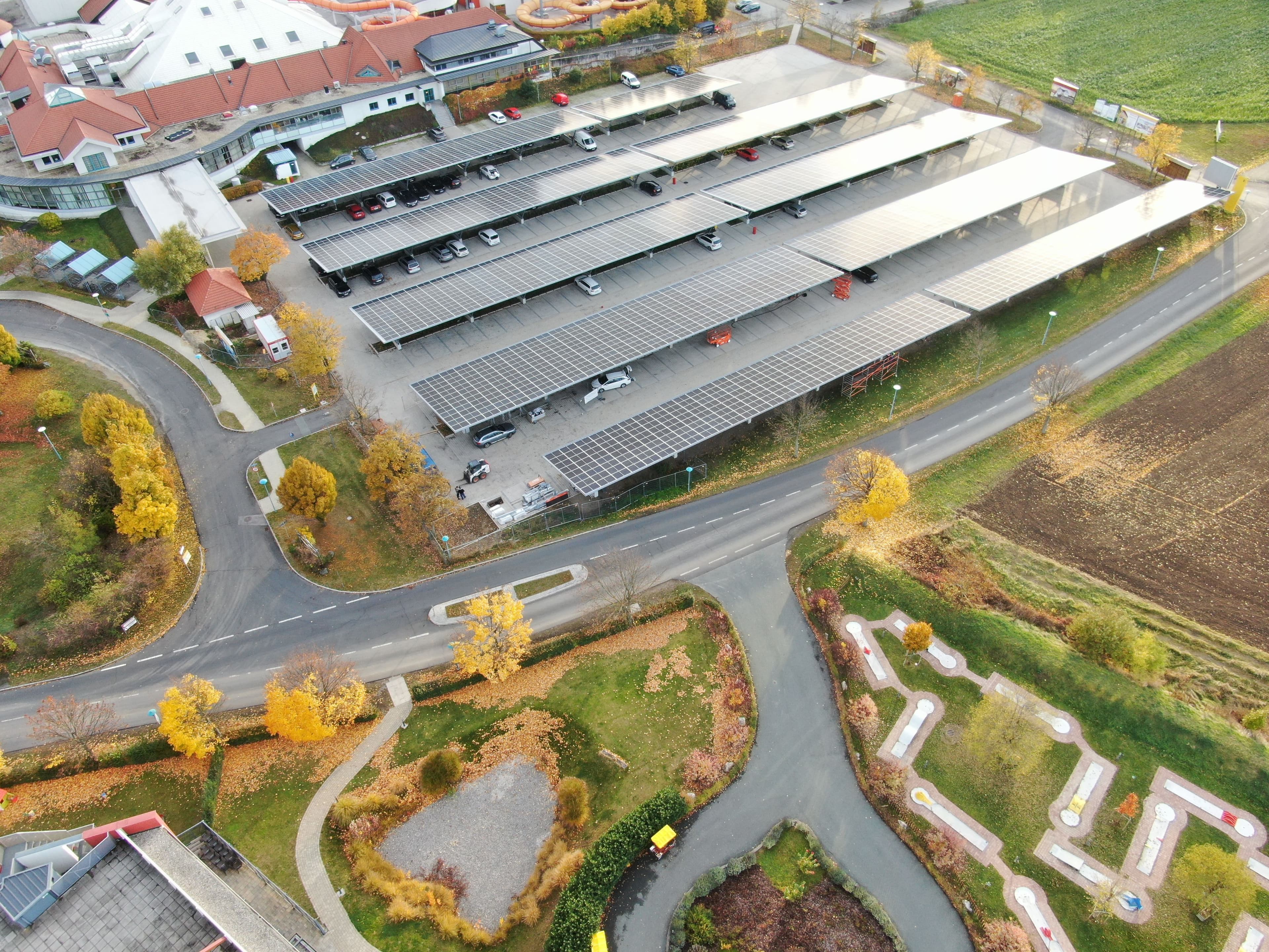 Solární carporty v praxi