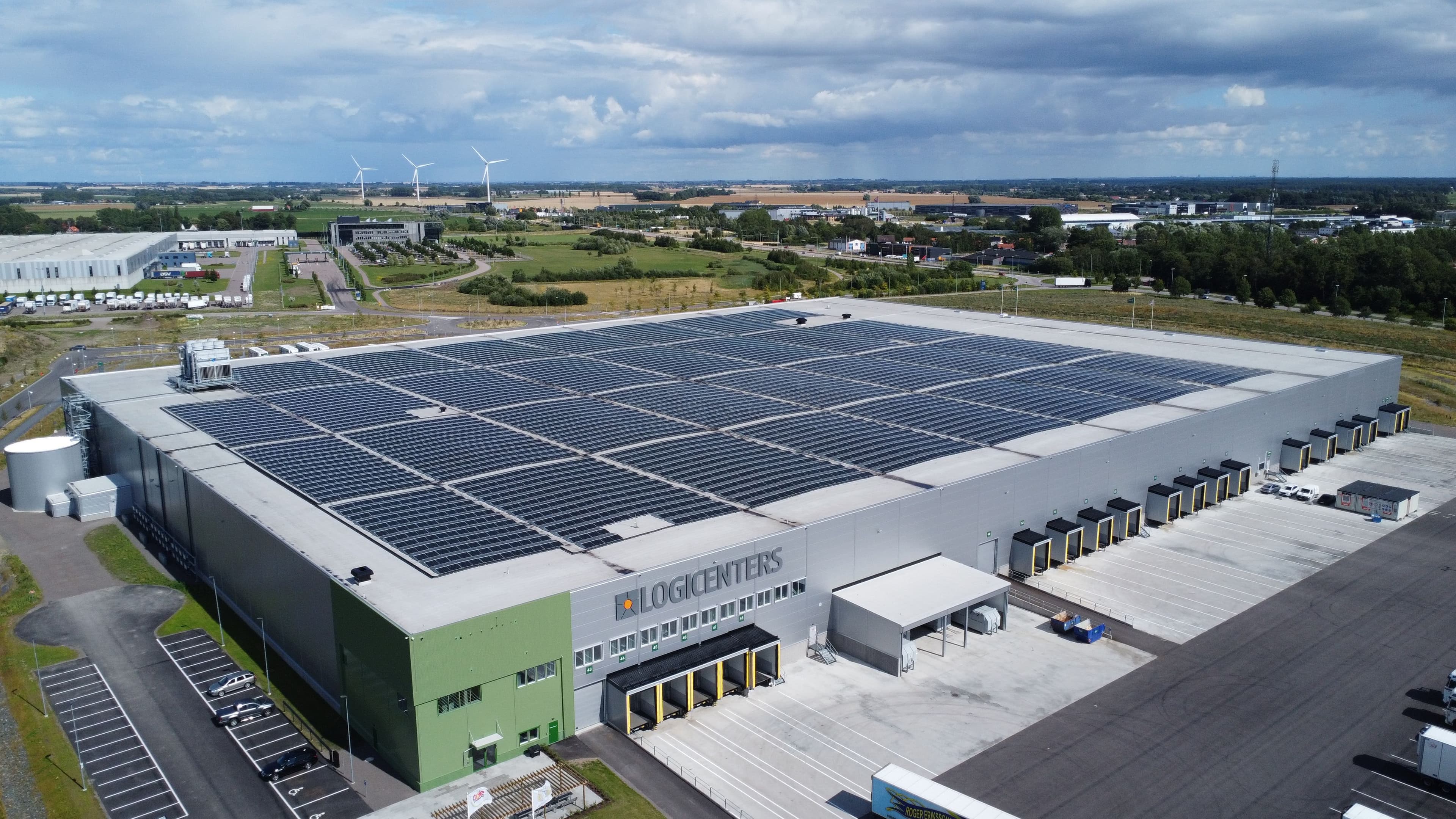 Střešní FVE realizovaná Greenbuddies ve Švédsku