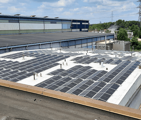 Aperam rooftop project