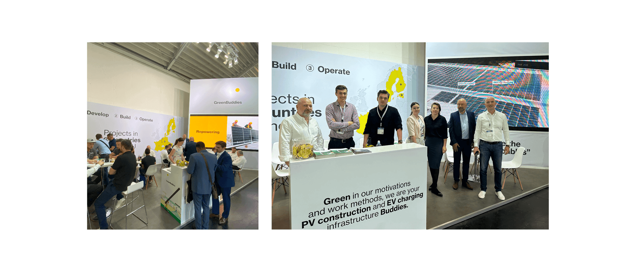 Greenbuddies team at Intersolar fair 2023