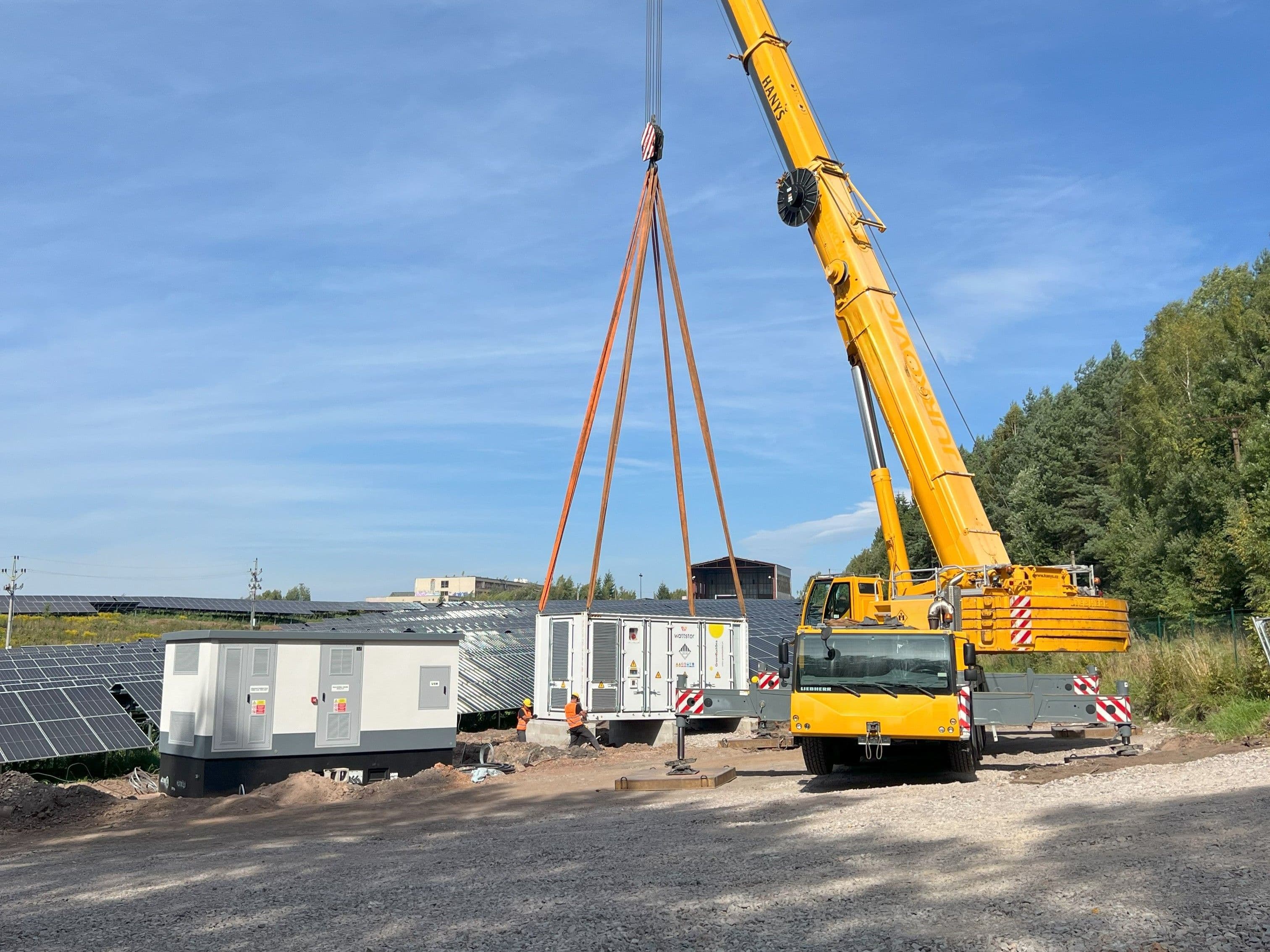 Greenbuddies seminář BESS (instalace bateriového úložiště na projektu Radvanice)